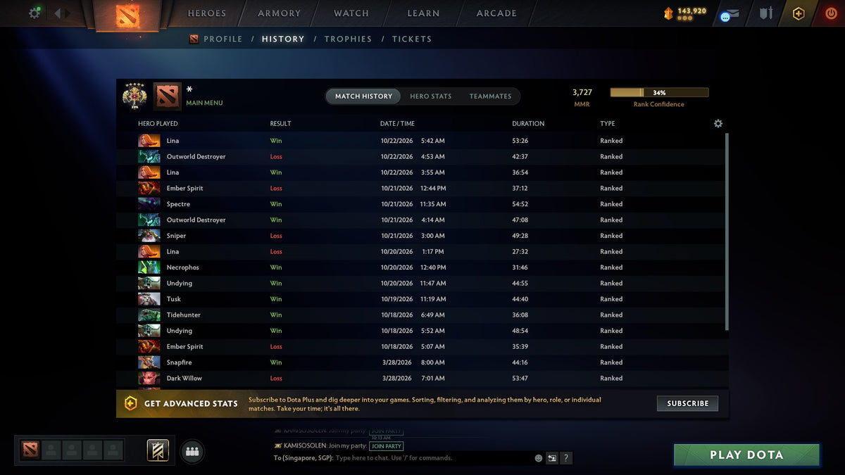MMR: 3727 - Behavior: 12000
