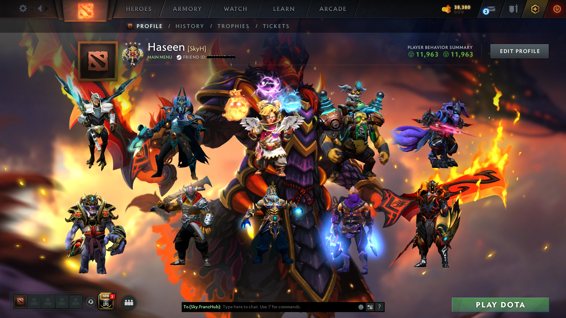 Legend V | MMR: 3553 - Behavior: 11963 - Communication: 11963