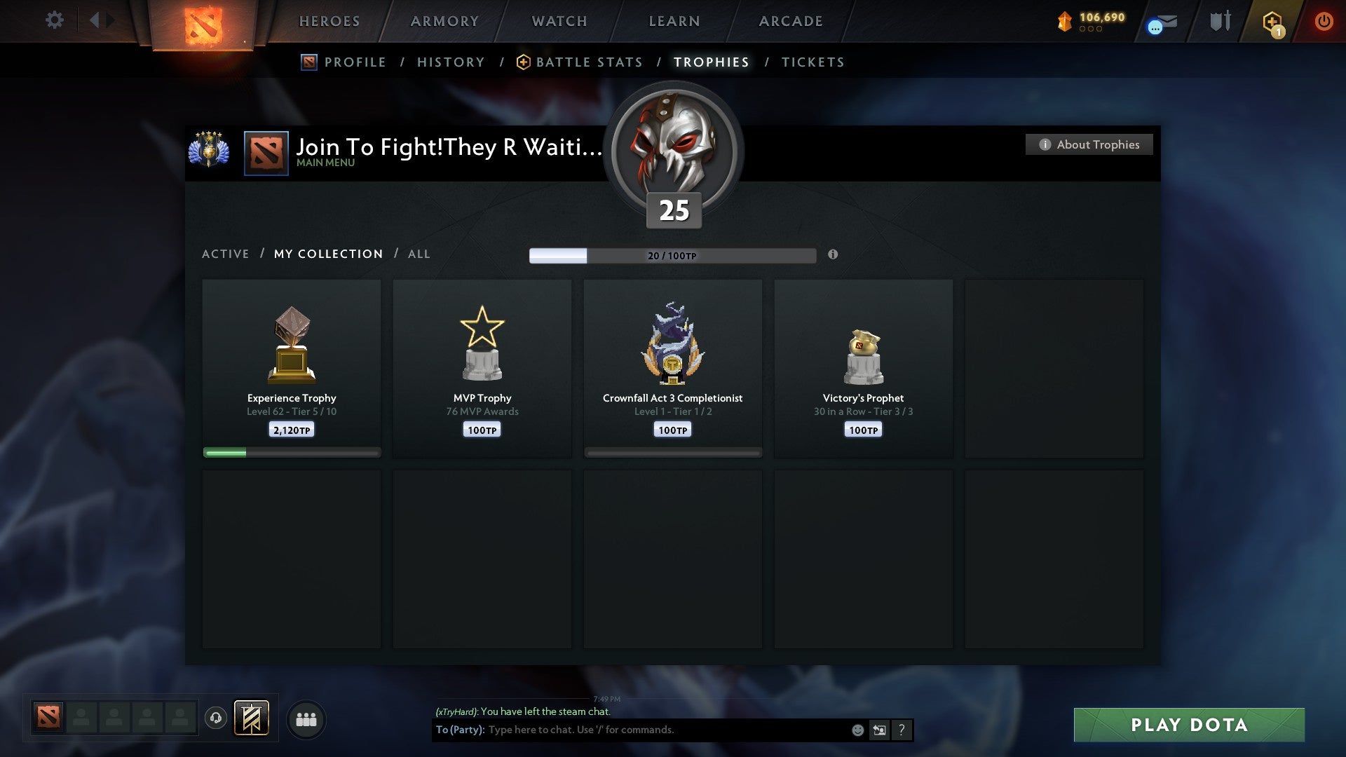 Divine V | MMR: 5326 - Behavior: 10977 - Communication: 9427