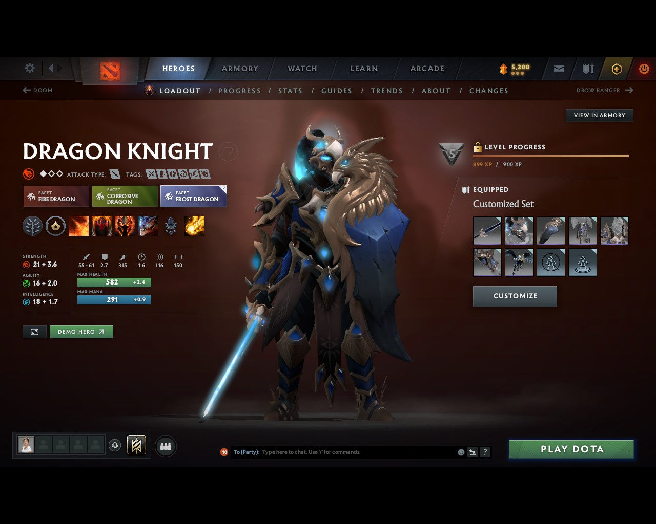 Legend V | MMR: 3712 - Behavior: 9342 - Communication: 9342