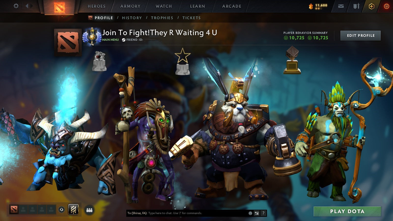 MMR: 4634 - Behavior: 10275