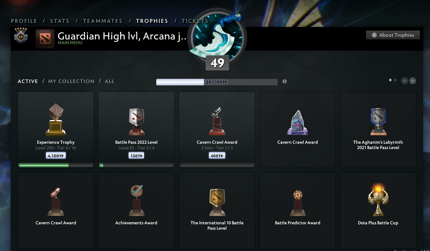 Guardian V | MMR: 1429 - Behavior: 10000