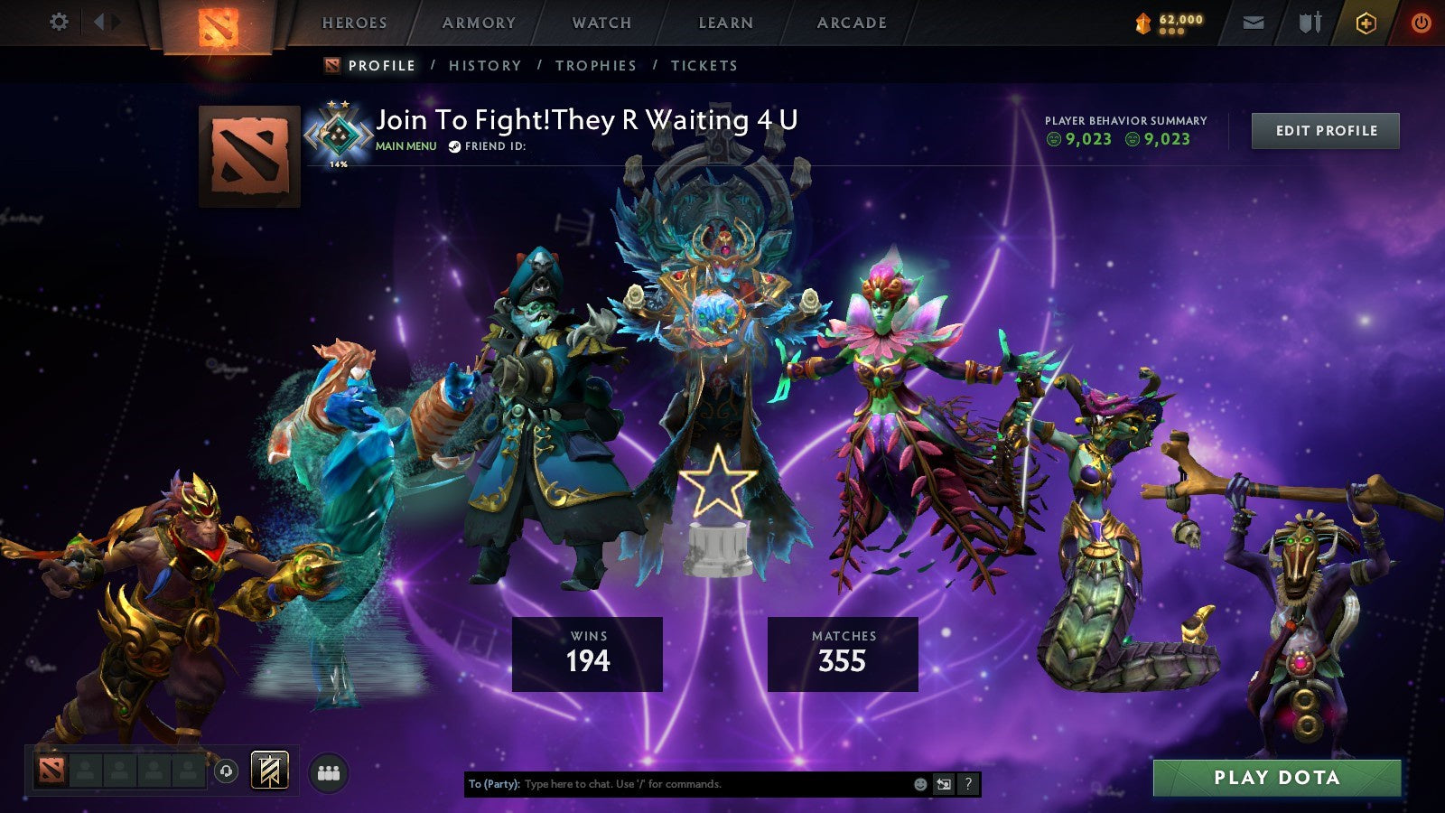 MMR: 1716 - Behavior: 9023