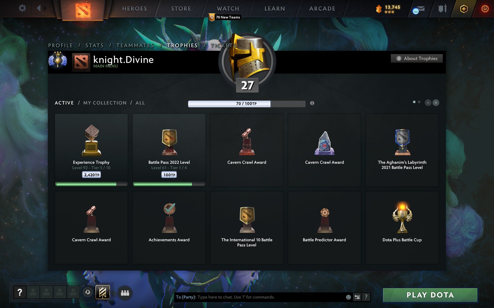 Divine III | MMR: 5008 - Behavior: 10000