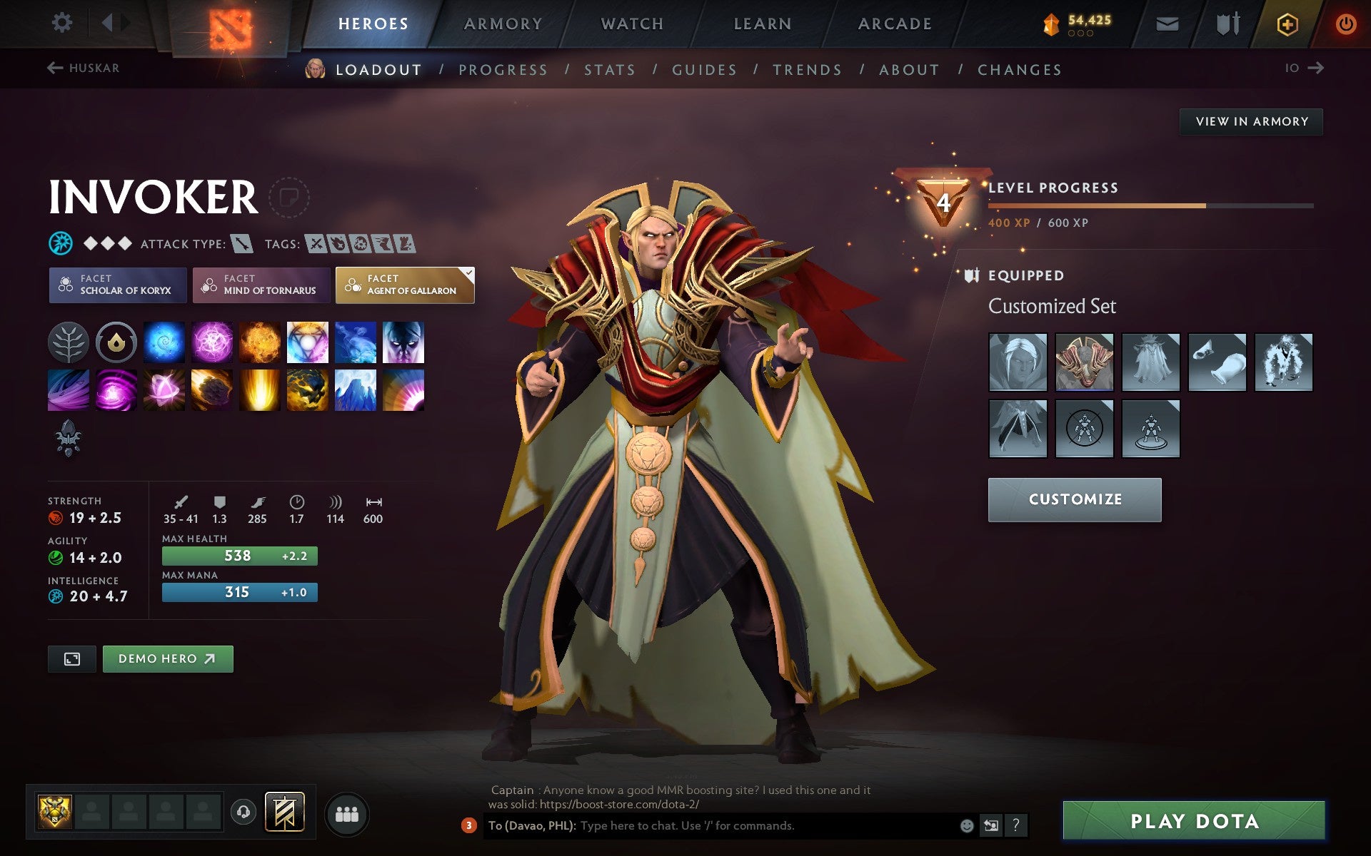 Archon IV | MMR: 2729 - Behavior: 8462