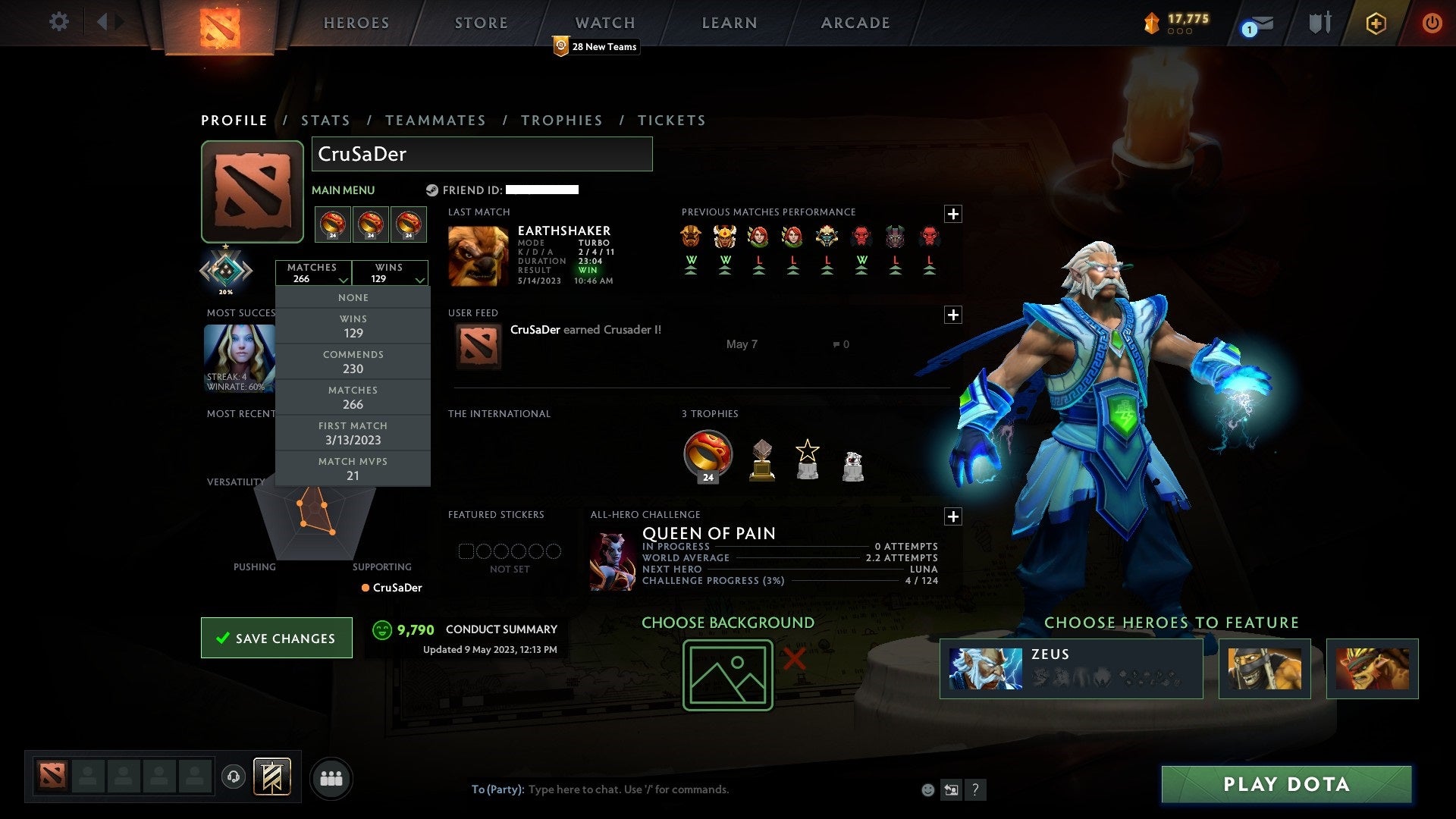 Crusader I | MMR: 1571 - Behavior: 9790