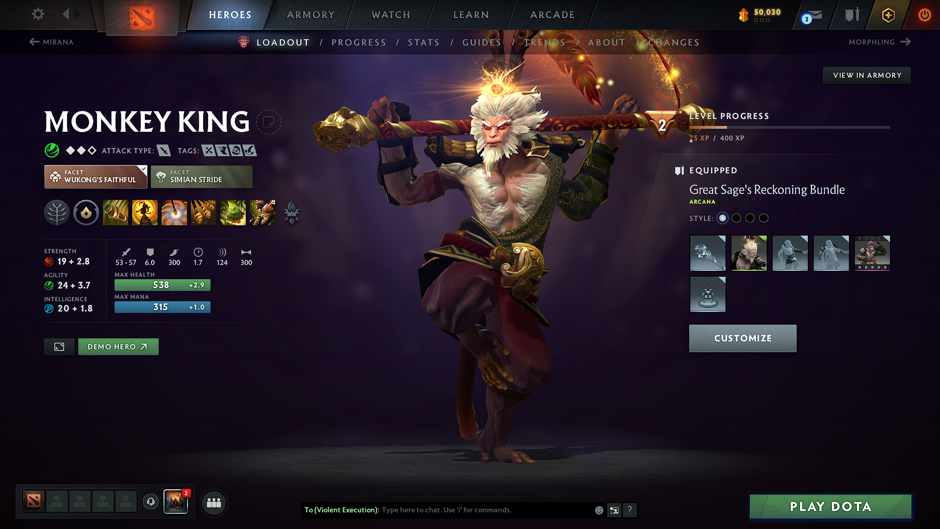 Legend I | MMR: 3111 - Behavior: 11120 - Communication: 11120