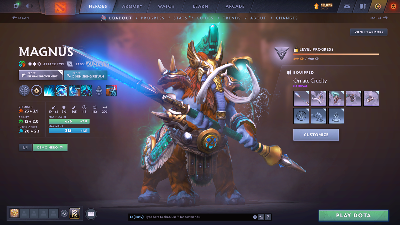 Archon I | MMR: 2315 - Behavior: 8832 - Communication: 8832