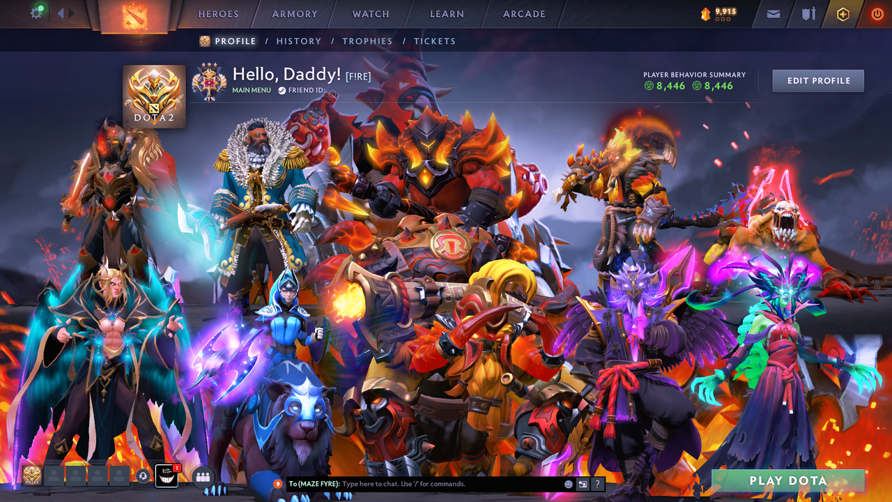 Legend I | MMR: 3452 - Behavior: 8446 - Communication: 8446