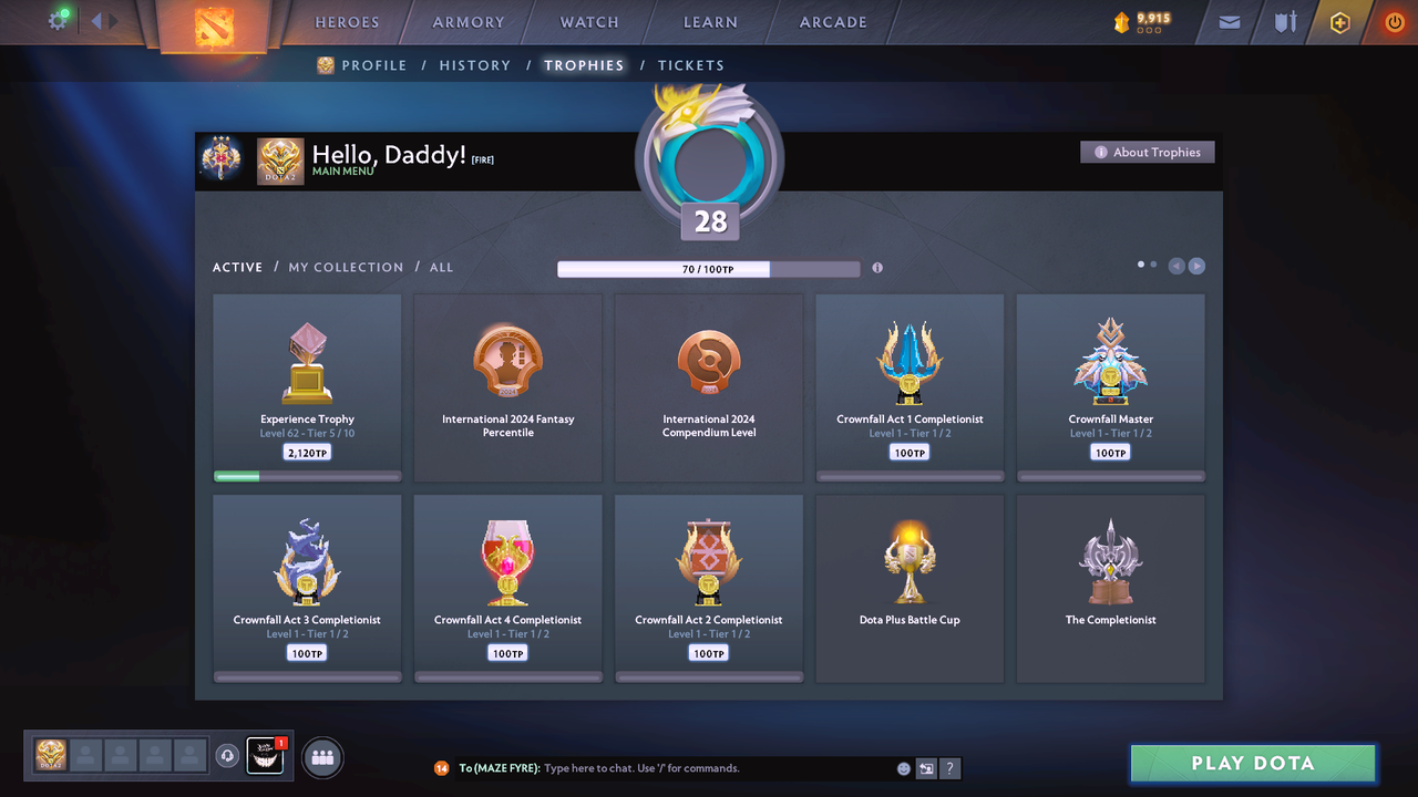 Legend I | MMR: 3452 - Behavior: 8446 - Communication: 8446