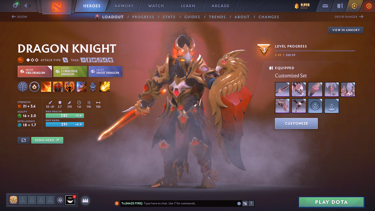 Legend I | MMR: 3452 - Behavior: 8446 - Communication: 8446