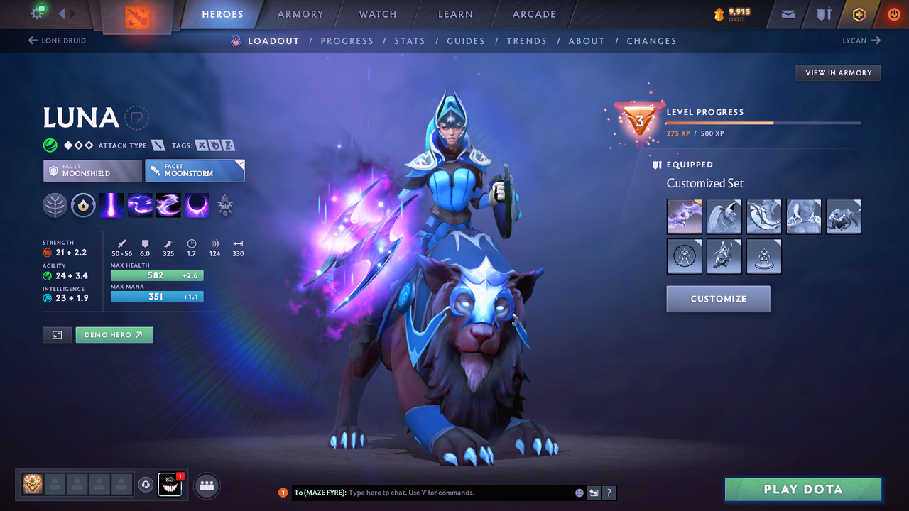 Legend I | MMR: 3452 - Behavior: 8446 - Communication: 8446