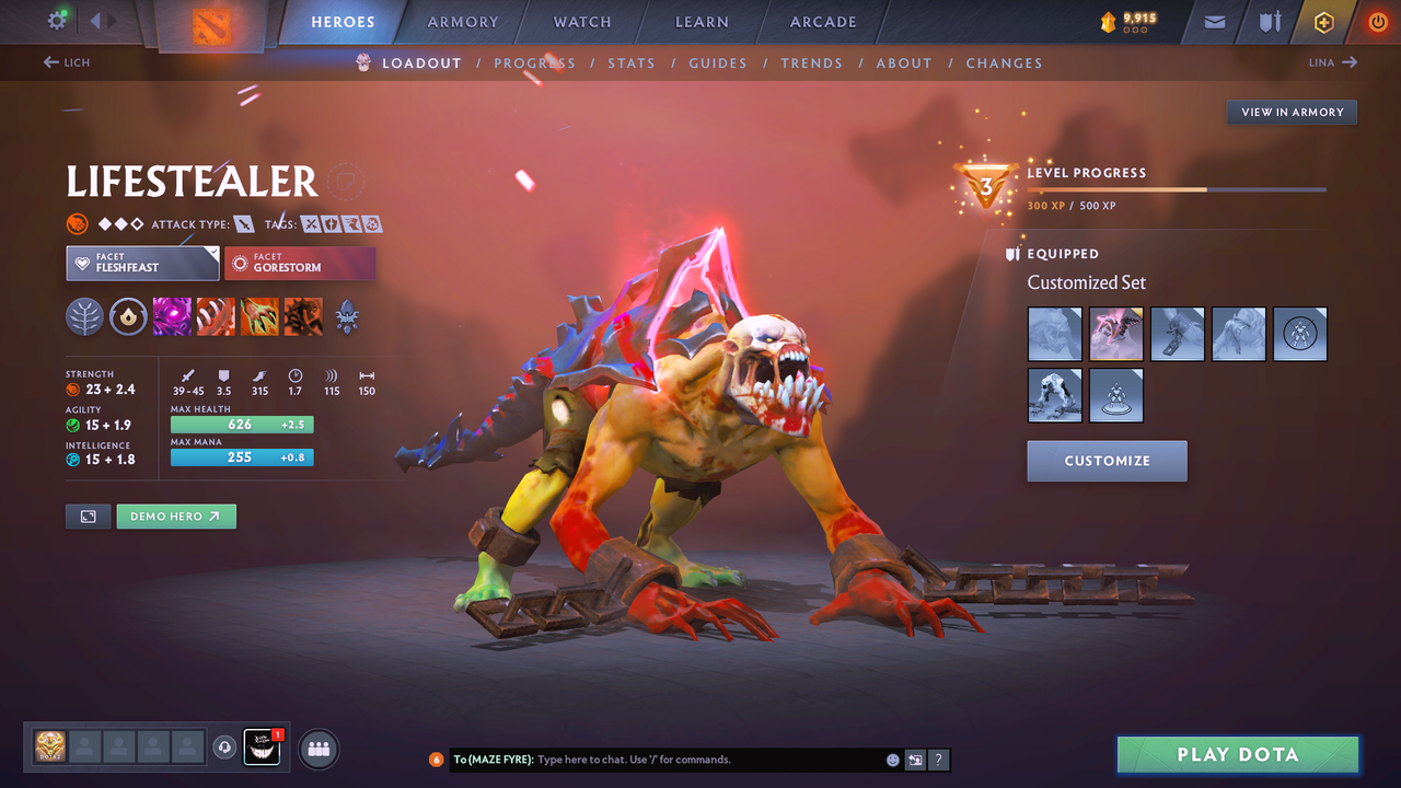 Legend I | MMR: 3452 - Behavior: 8446 - Communication: 8446