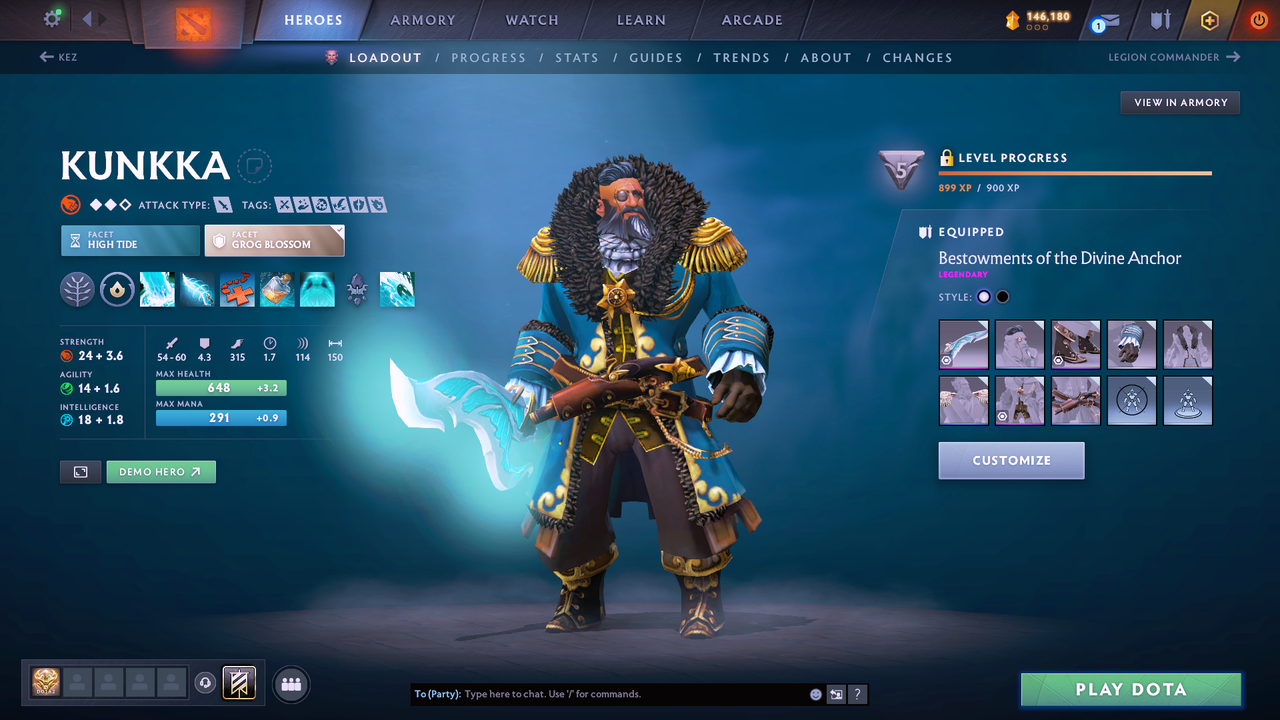 Legend V | MMR: 3748 - Behavior: 11292 - Communication: 11292