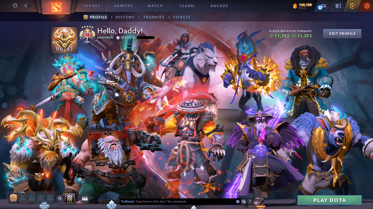 Legend V | MMR: 3748 - Behavior: 11292 - Communication: 11292