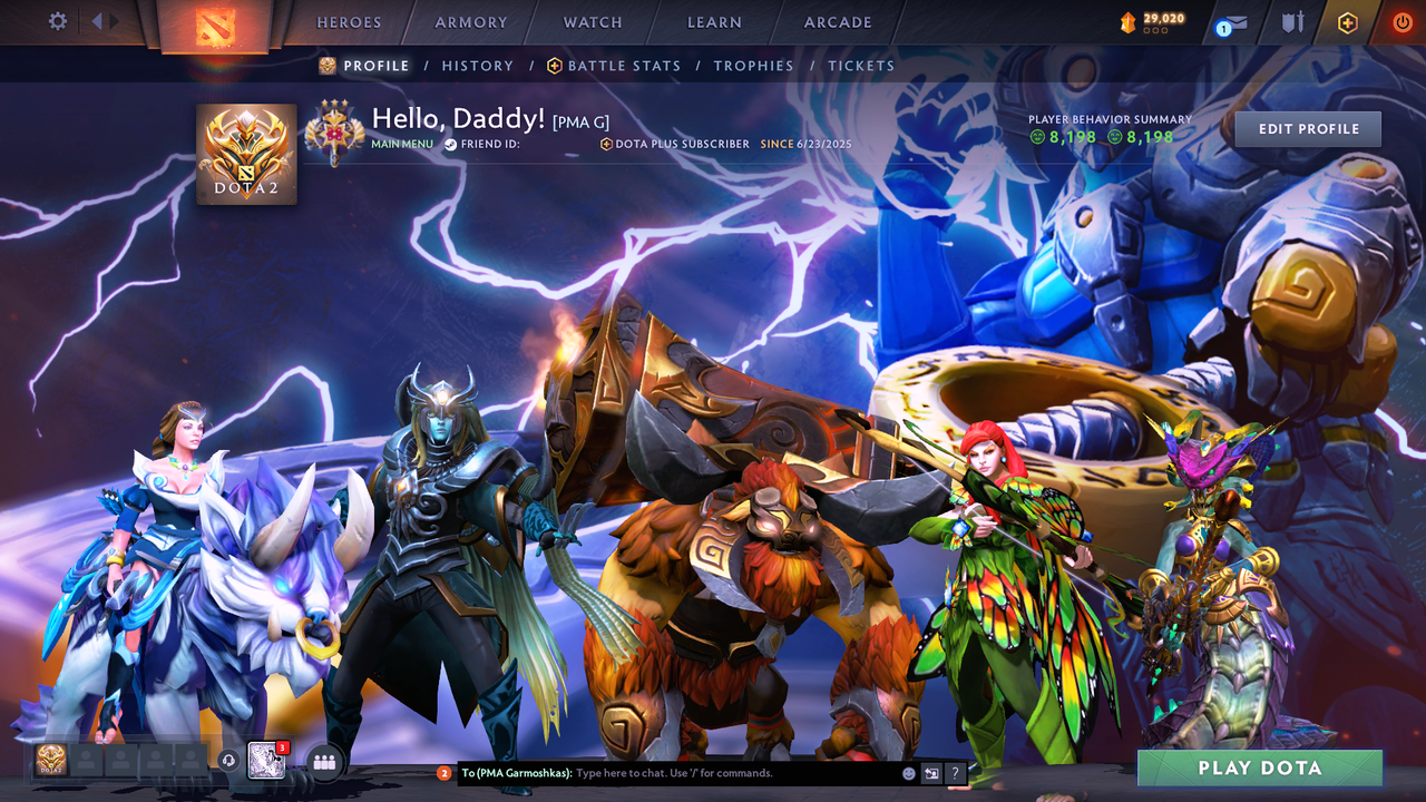 Legend III | MMR: 3308 - Behavior: 8198 - Communication: 8198