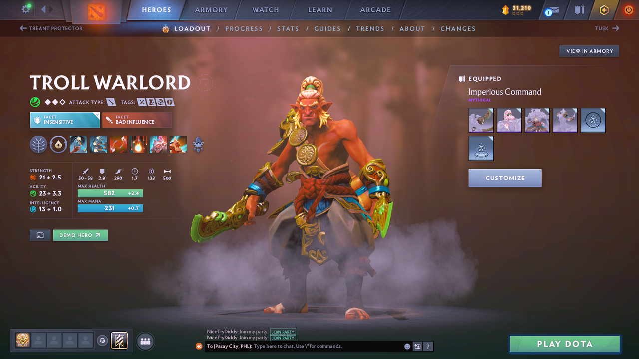 Legend III | MMR: 3540 - Behavior: 10195 - Communication: 10004