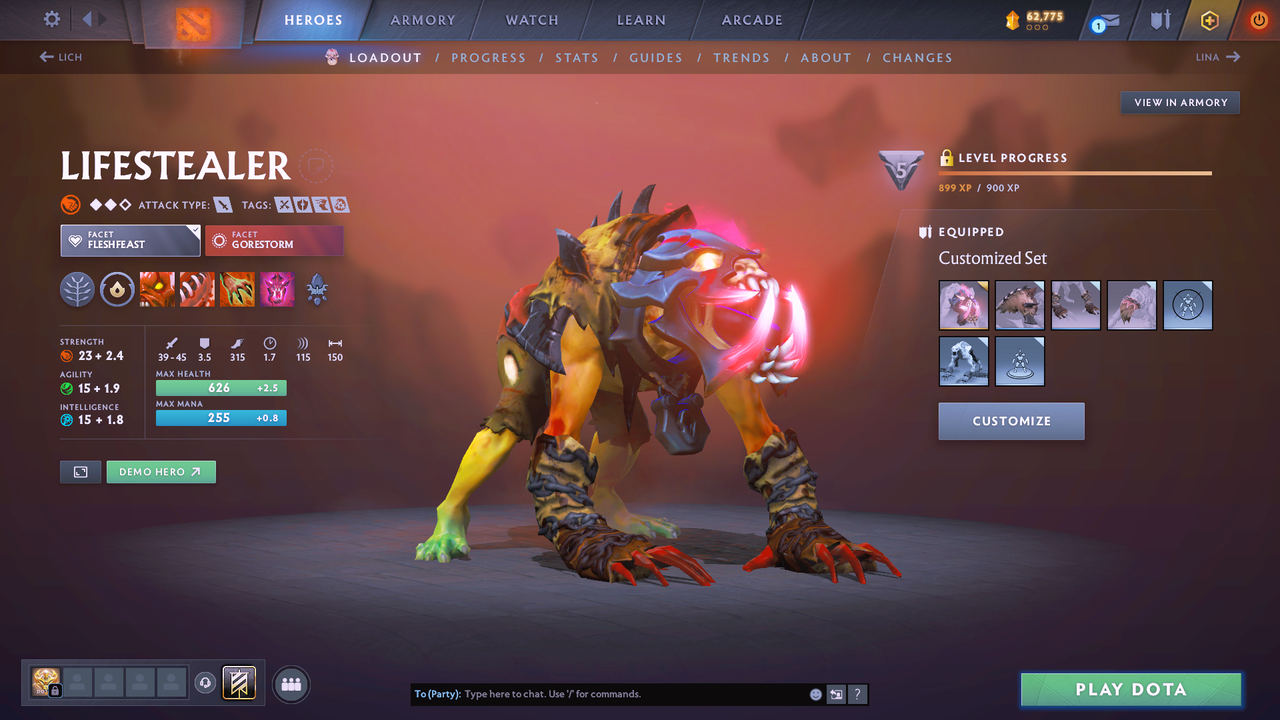 Legend I | MMR: 3194 - Behavior: 7656 - Communication: 7656