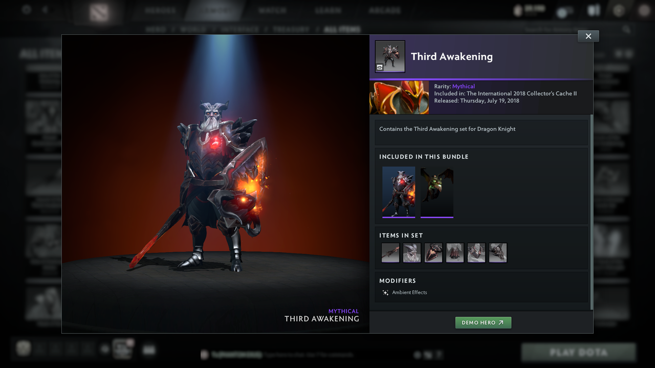 Legend I | MMR: 2959 - Behavior: 10789 - Communication: 10789