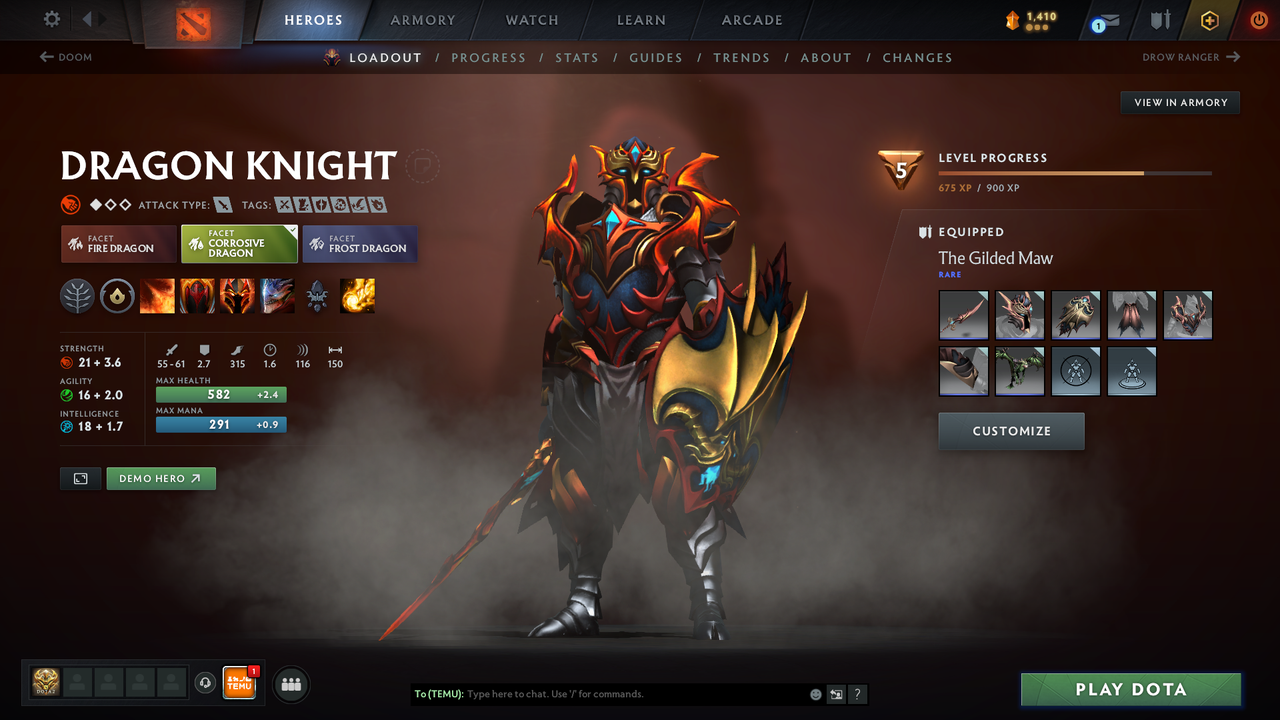 Guardian I | MMR: 884 - Behavior: 11463 - Communication: 11463