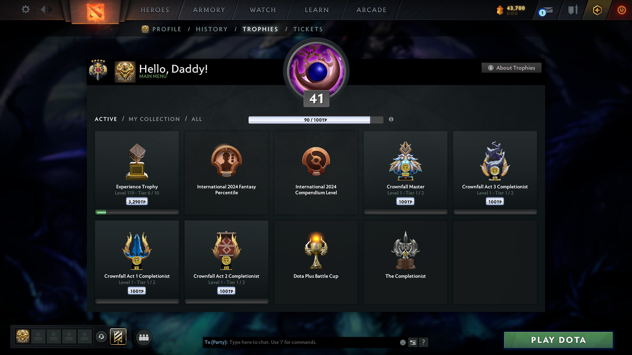 Legend V | MMR: 3609 - Behavior: 10510 - Communication: 10510