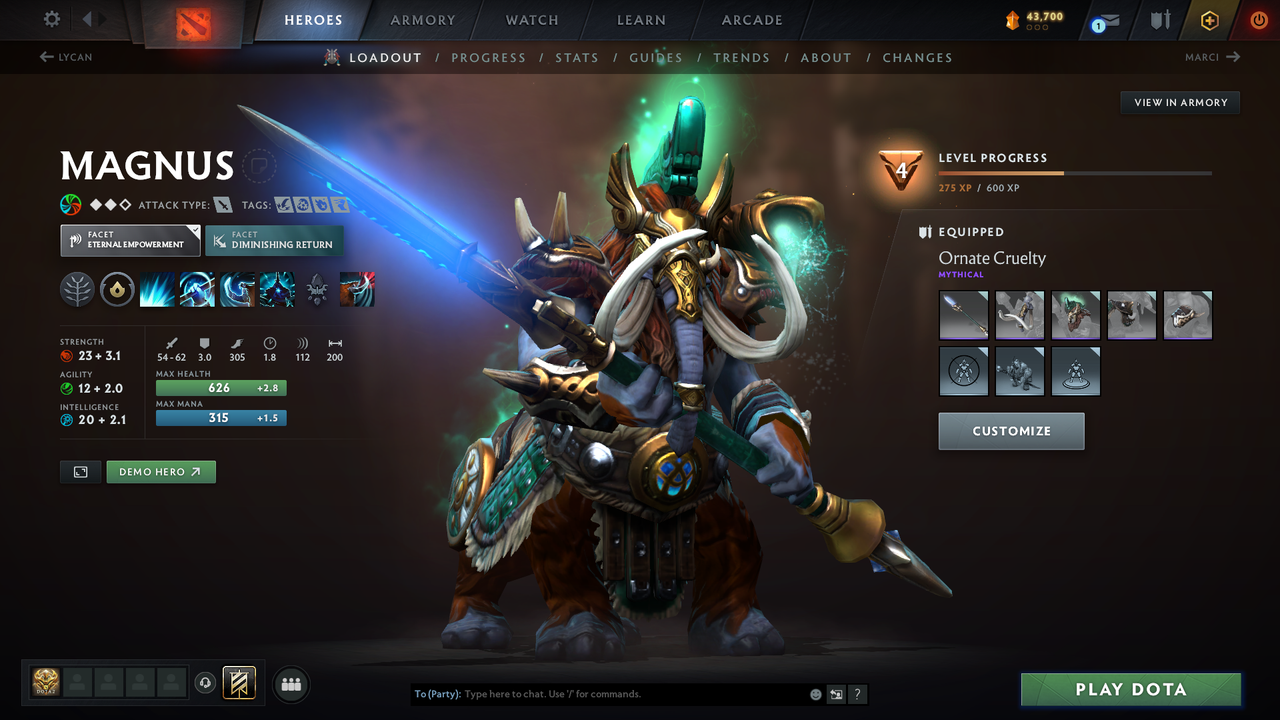 Legend V | MMR: 3609 - Behavior: 10510 - Communication: 10510