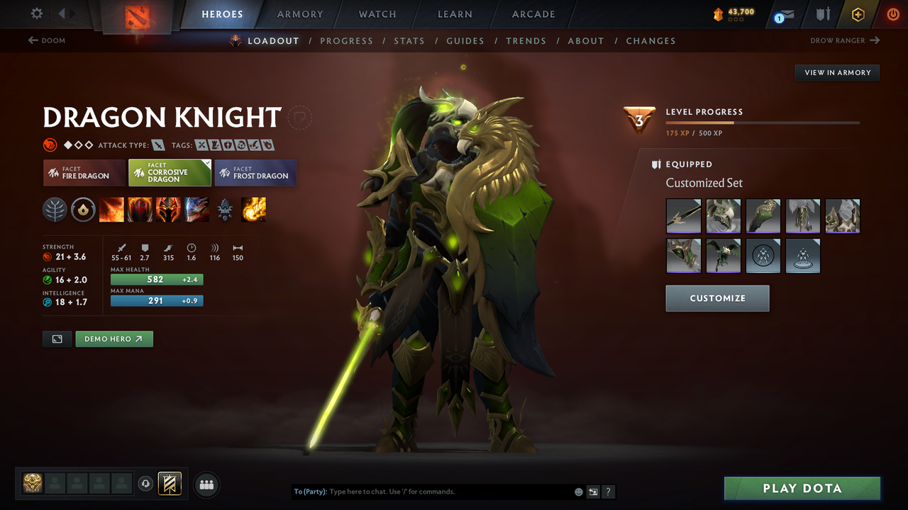 Legend V | MMR: 3609 - Behavior: 10510 - Communication: 10510