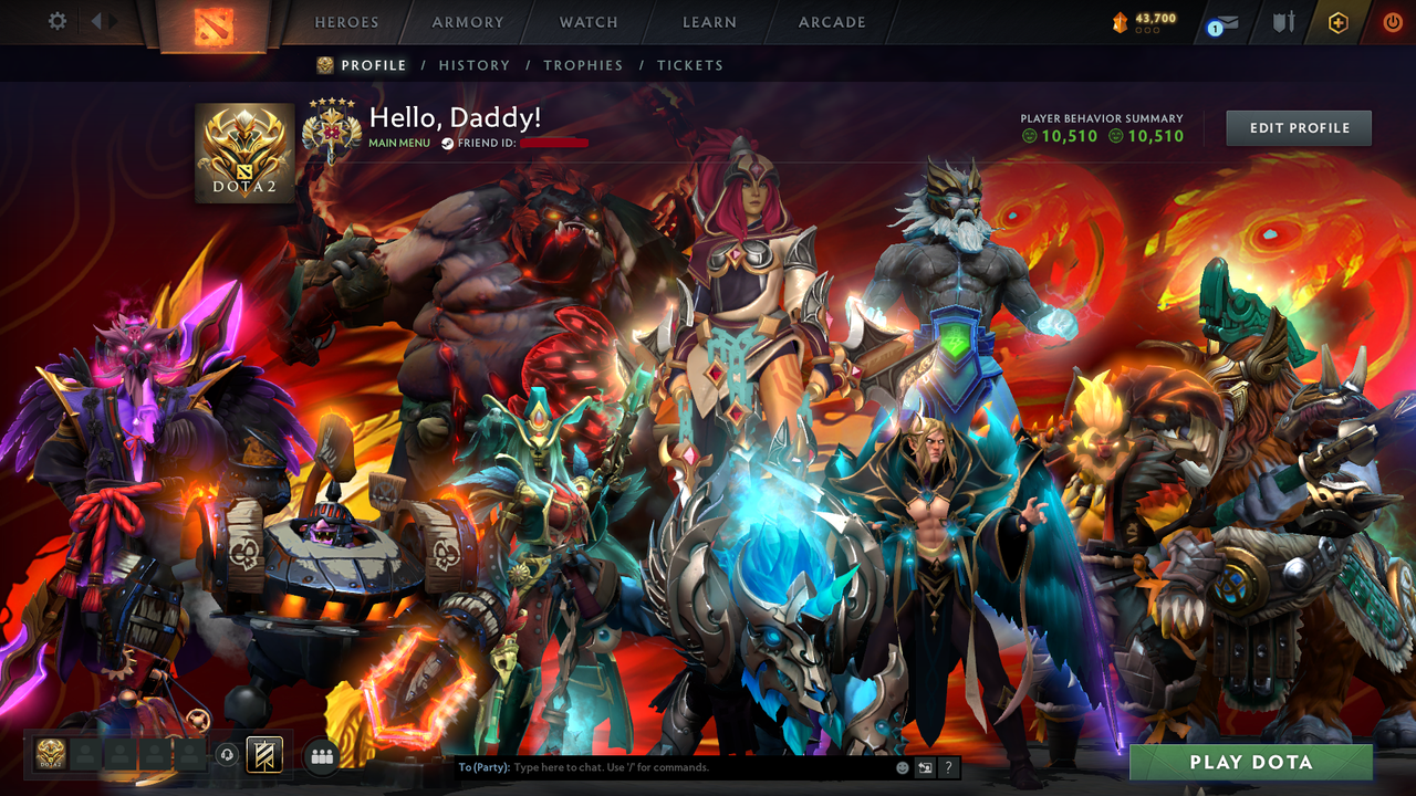 Legend V | MMR: 3609 - Behavior: 10510 - Communication: 10510