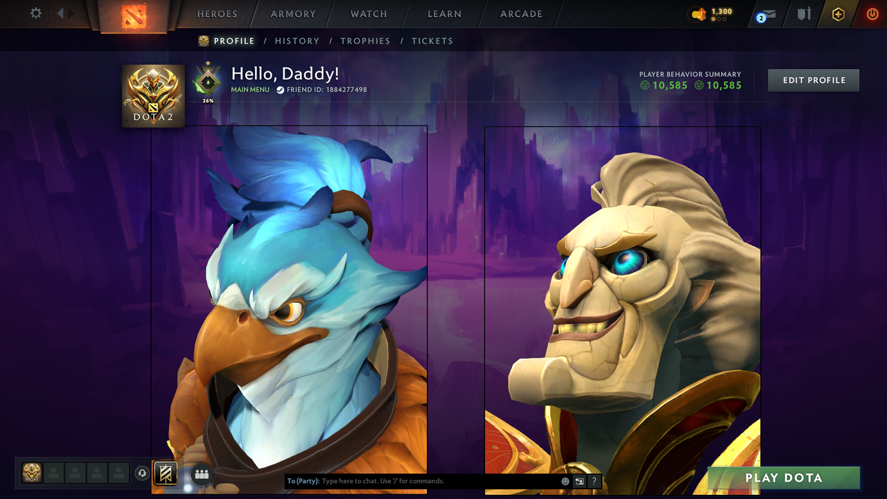 Herald II | MMR: 11 - Behavior: 10585 - Communication: 10585