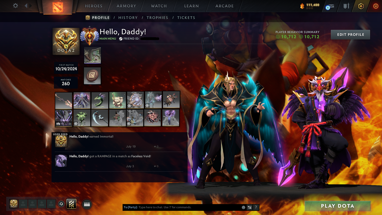 Immortal | MMR: 5749 - Behavior: 10712 - Communication: 10712