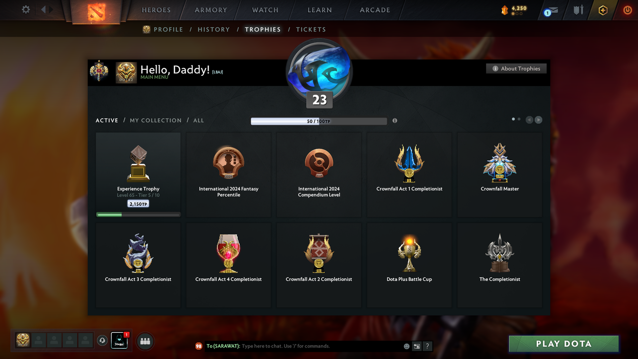 Legend I | MMR: 3017 - Behavior: 9345 - Communication: 9345