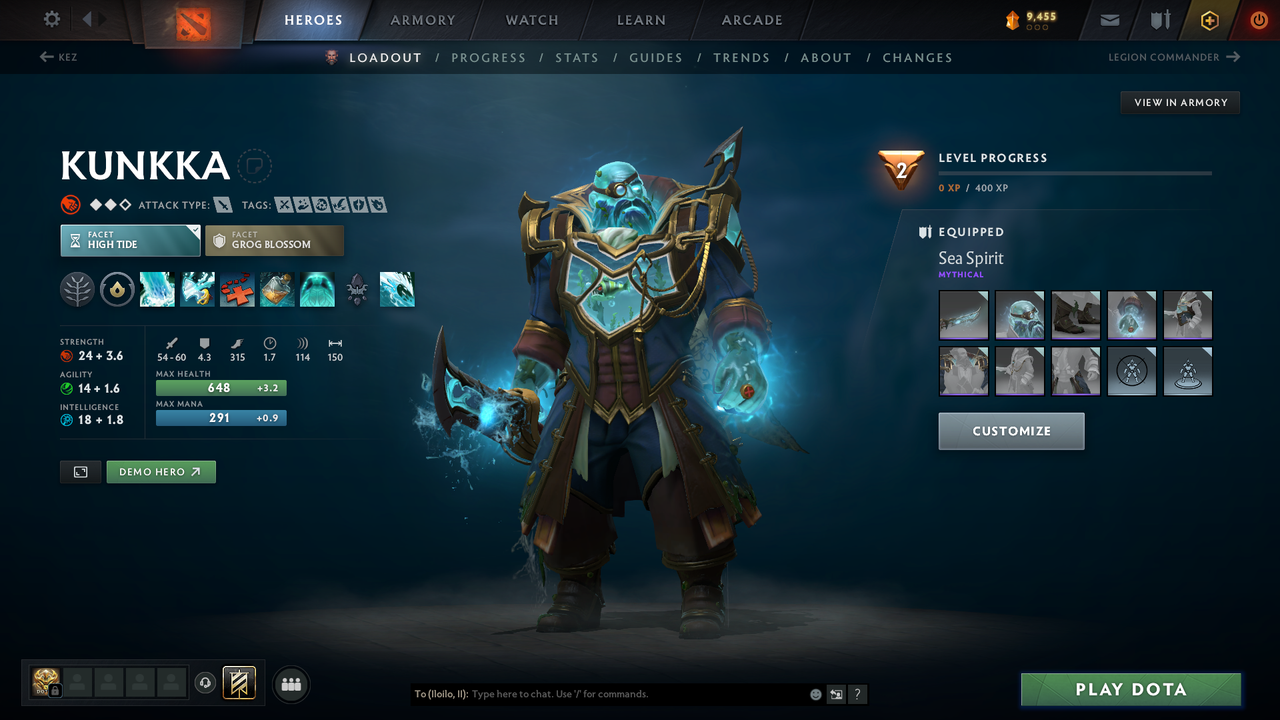 Legend I | MMR: 3148 - Behavior: 11650