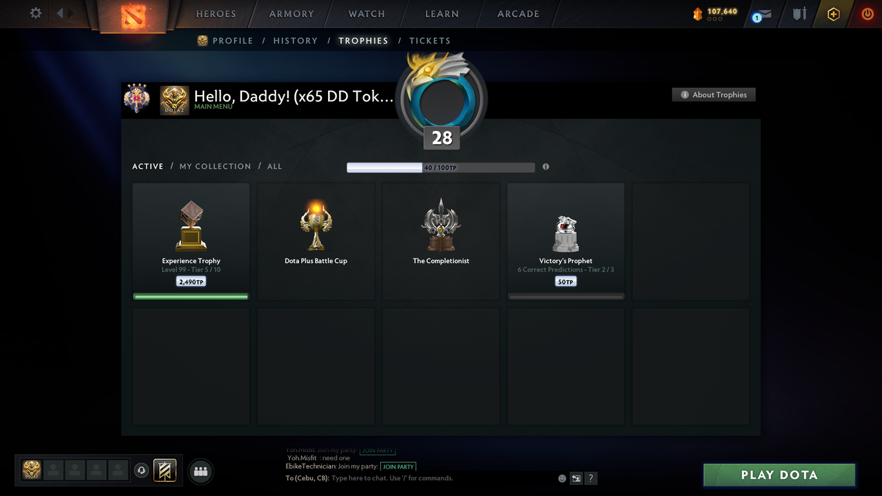 Legend IV | MMR: 3482 - Behavior: 8381 - Communication: 8381