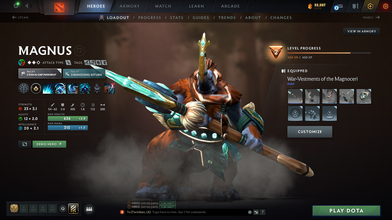 Ancient I | MMR: 3875 - Behavior: 9072 - Communication: 9072