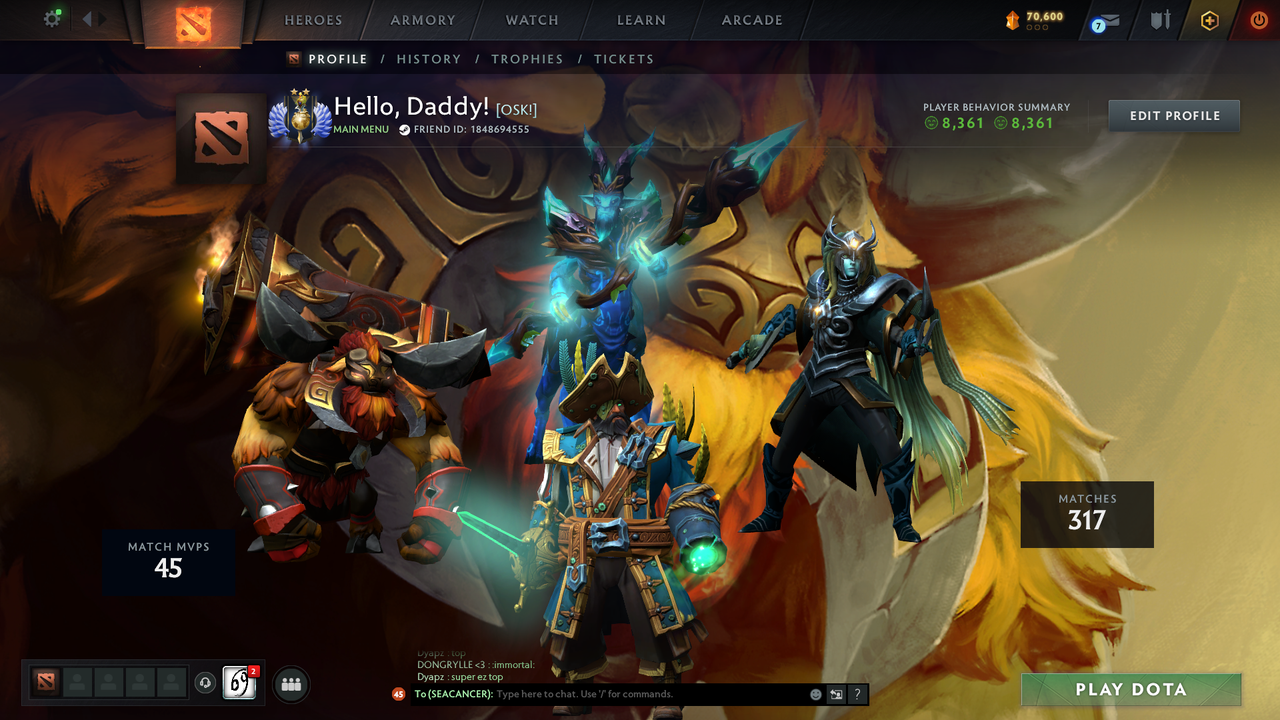 Divine II | MMR: 4672 - Behavior: 8361