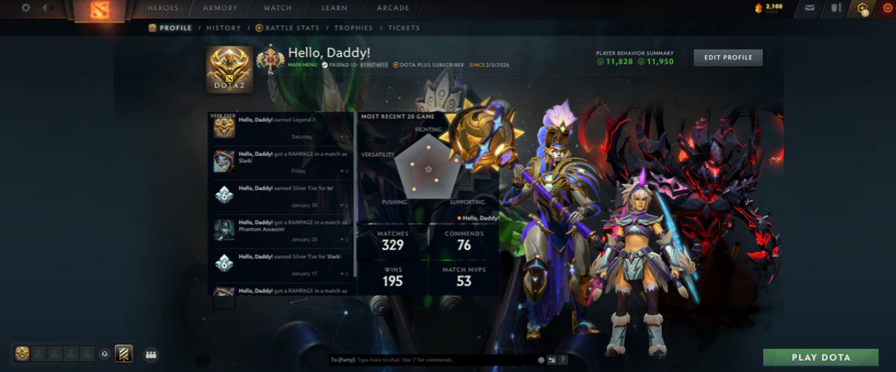 MMR: 2800 - Behavior: 10000