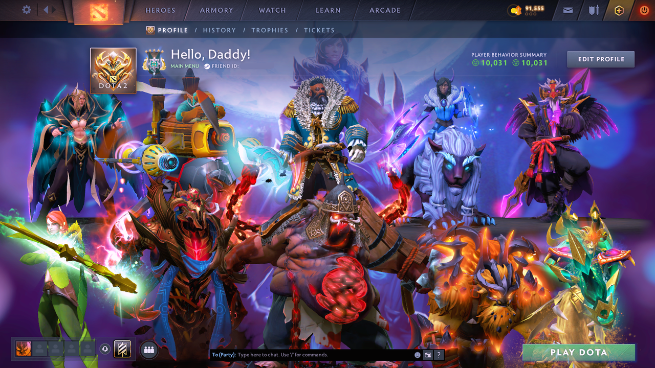 Archon V | MMR: 2904 - Behavior: 10031 - Communication: 10031