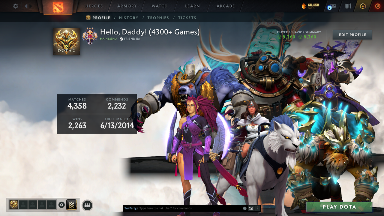 MMR: 3452 - Behavior: 8260