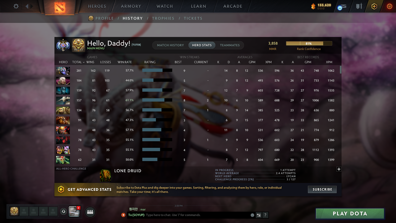 MMR: 3858 - Behavior: 10151