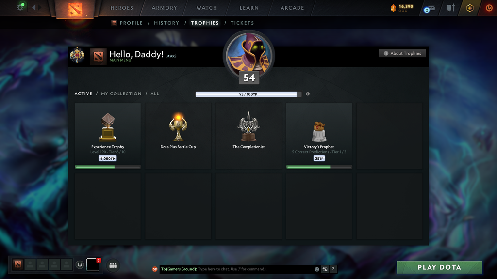Legend I | MMR: 3173 - Behavior: 11050