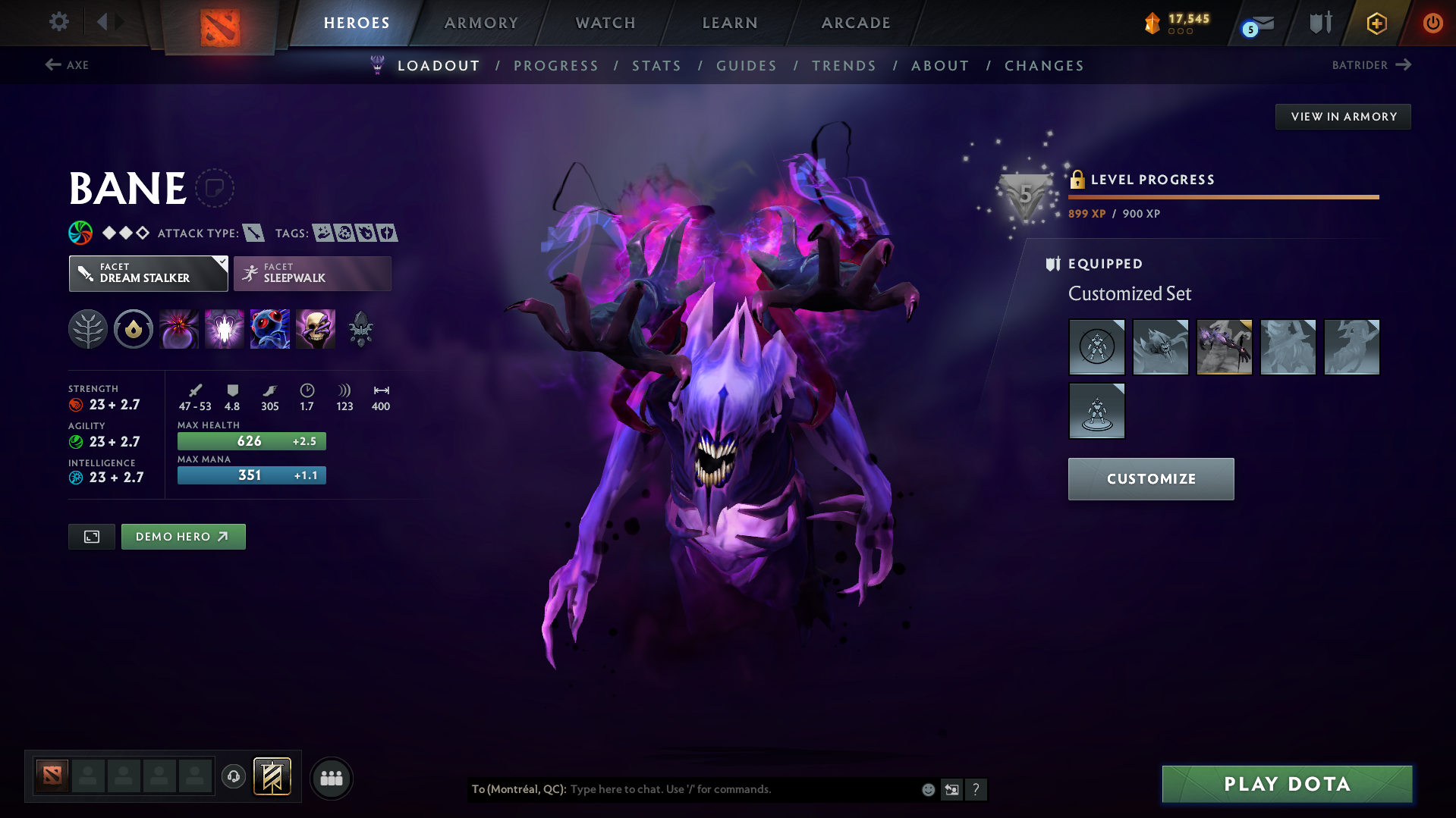 Legend V | MMR: 3816 - Behavior: 9341 - Communication: 9341