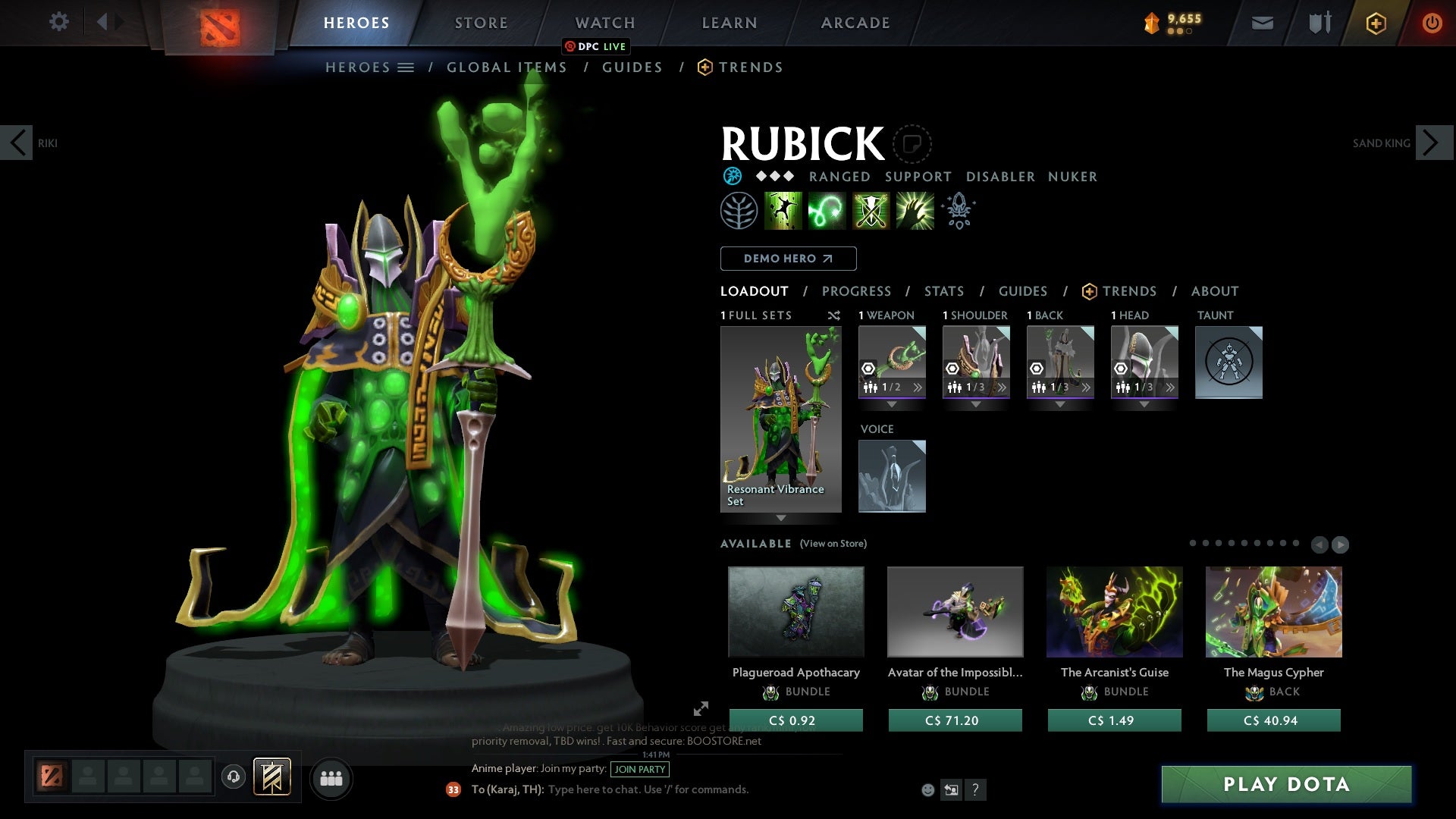 Ancient V | MMR: 4443 - Behavior: 9825