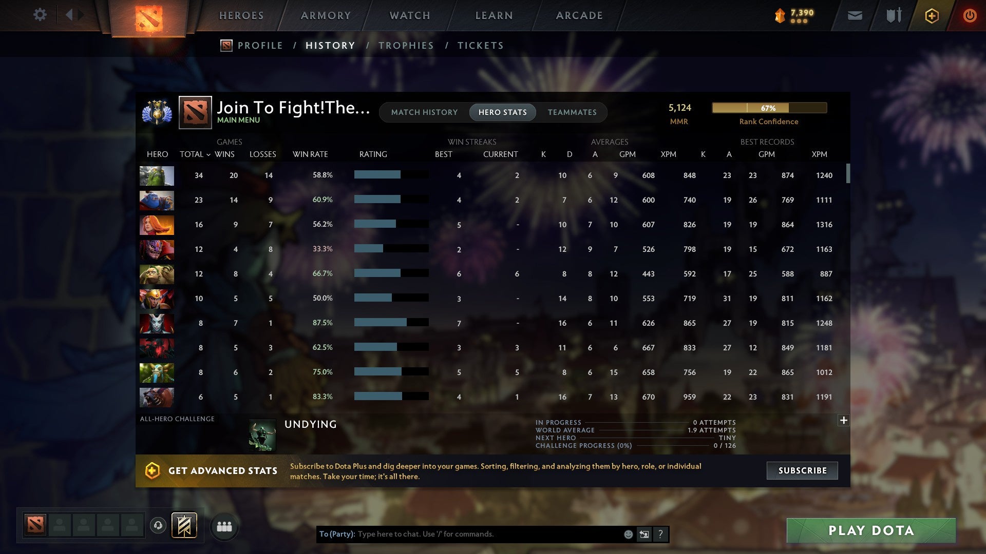 MMR: 5124 - Behavior: 9924