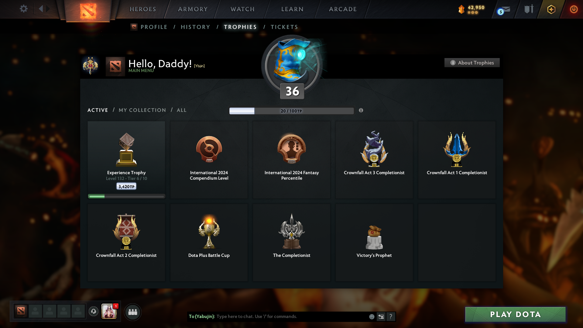 Legend II | MMR: 3314 - Behavior: 8535 - Communication: 8535