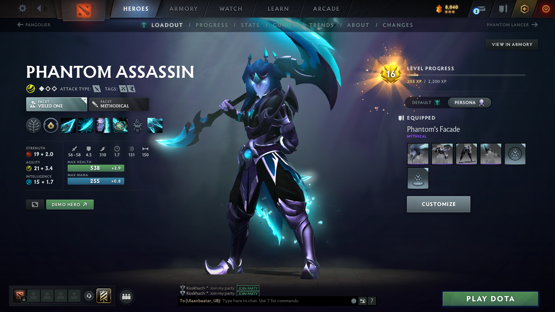 MMR: 2694 - Behavior: 7981