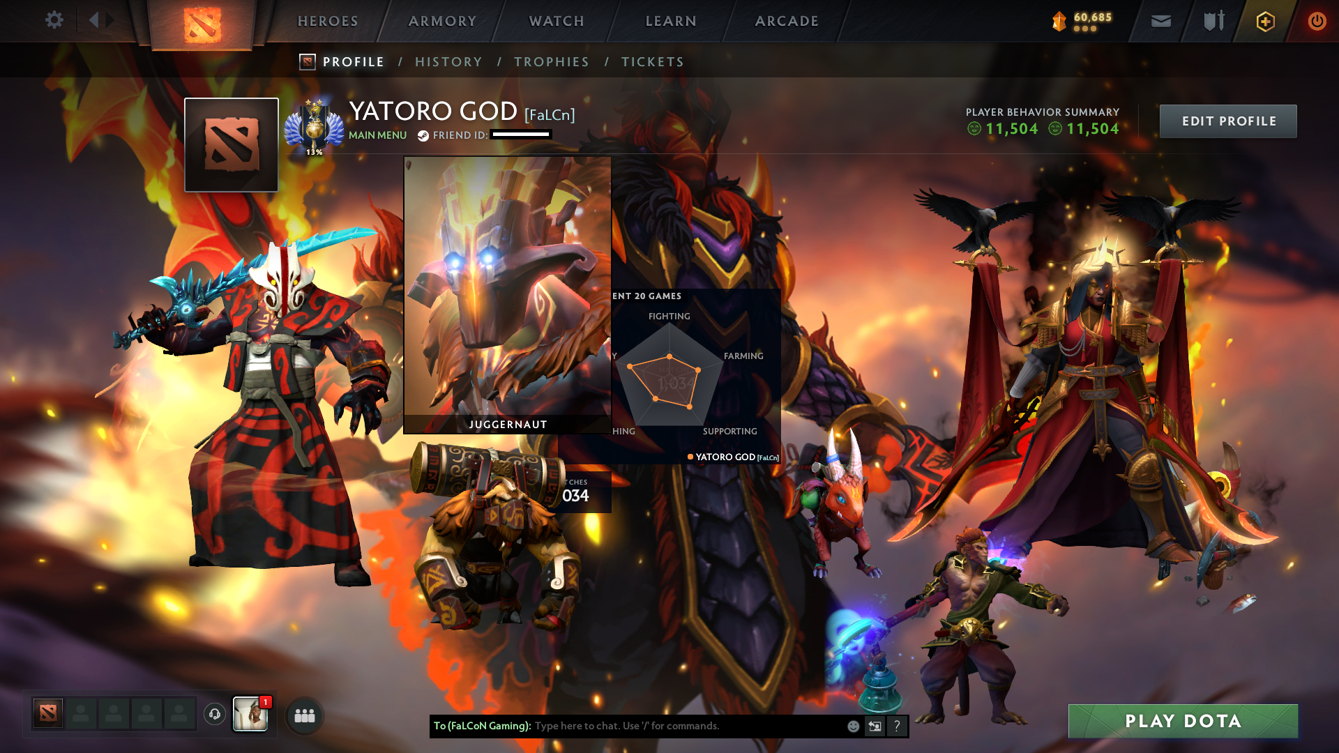 Divine II | MMR: 4847 - Behavior: 11504 - Communication: 11504