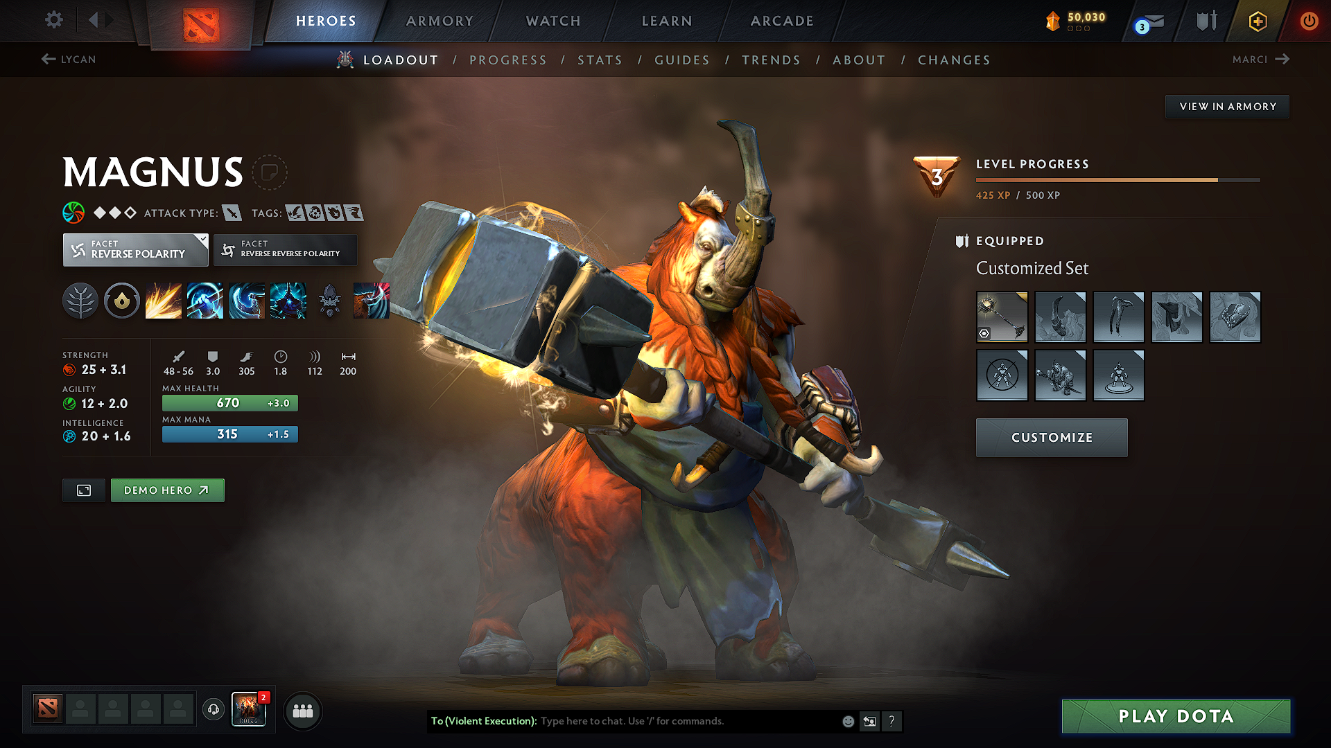 Legend I | MMR: 3111 - Behavior: 11120 - Communication: 11120