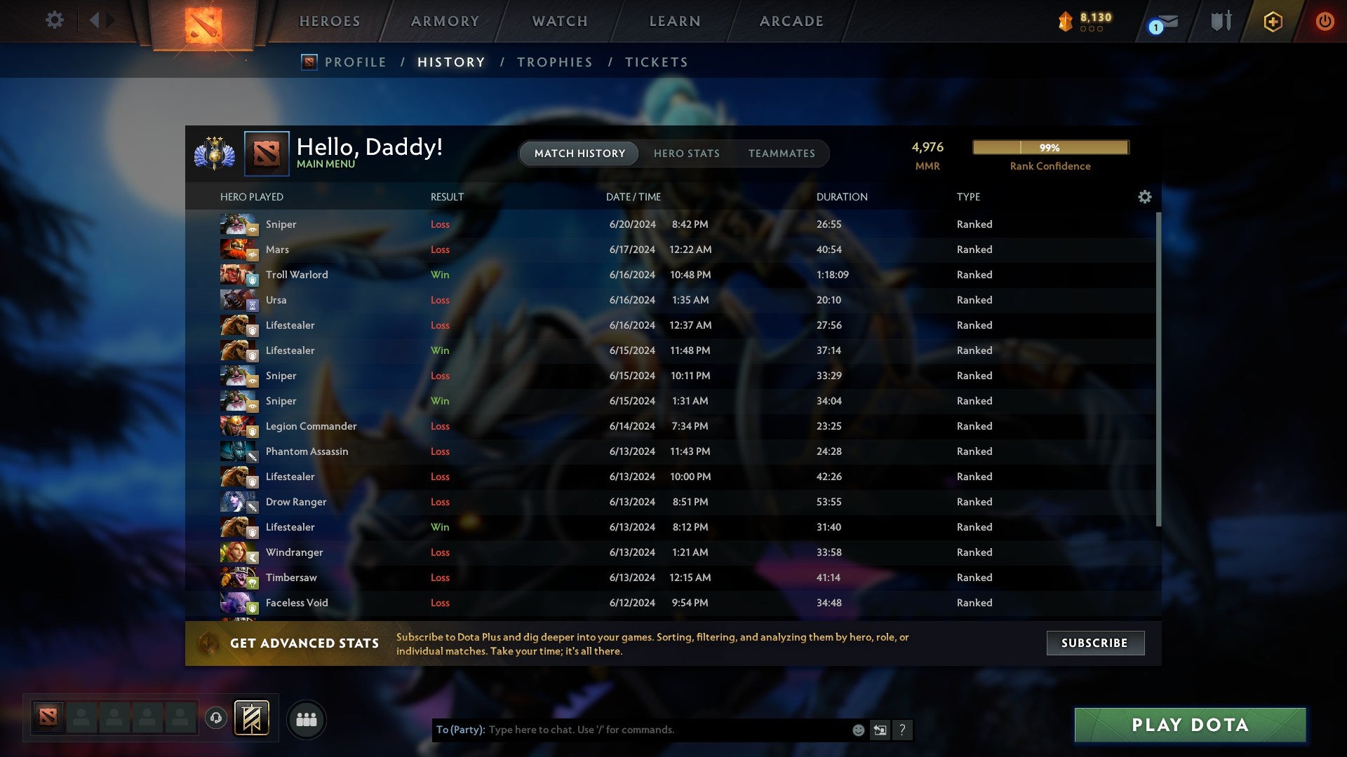 Divine III | MMR: 4976 - Behavior: 10847 - Communication: 10847