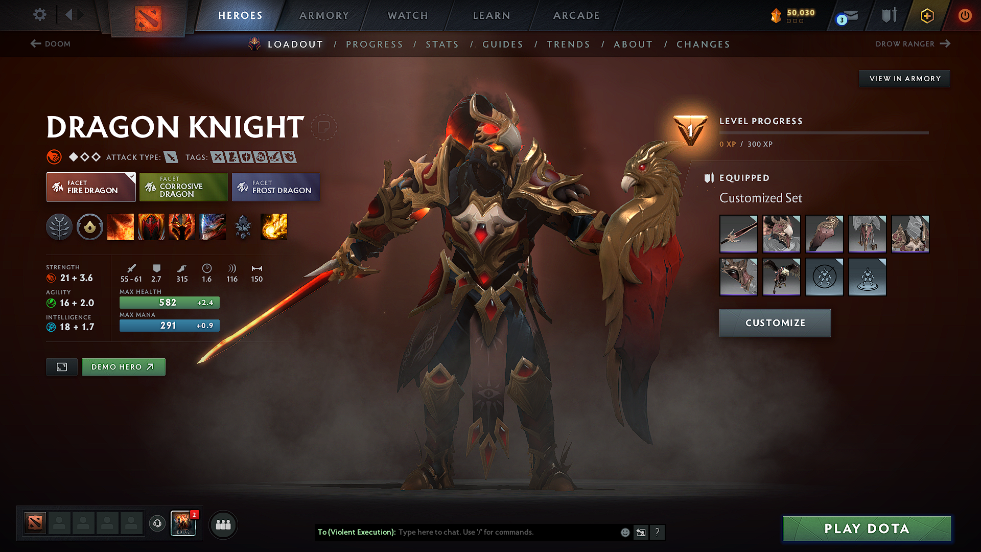 Legend I | MMR: 3111 - Behavior: 11120 - Communication: 11120