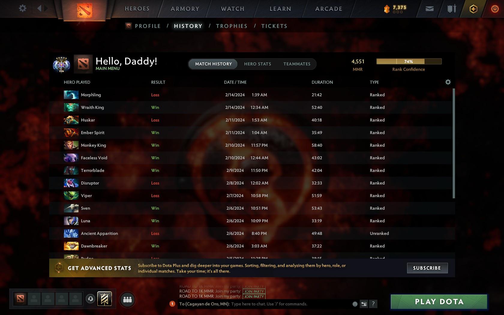 Ancient V | MMR: 4551 - Behavior: 10069 - Communication: 10069